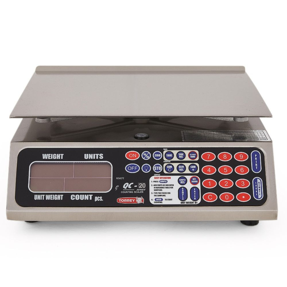 Báscula Contadora Torrey de Gran Presición con capacidad de 20Kg - 0QC20 - Imagen 2