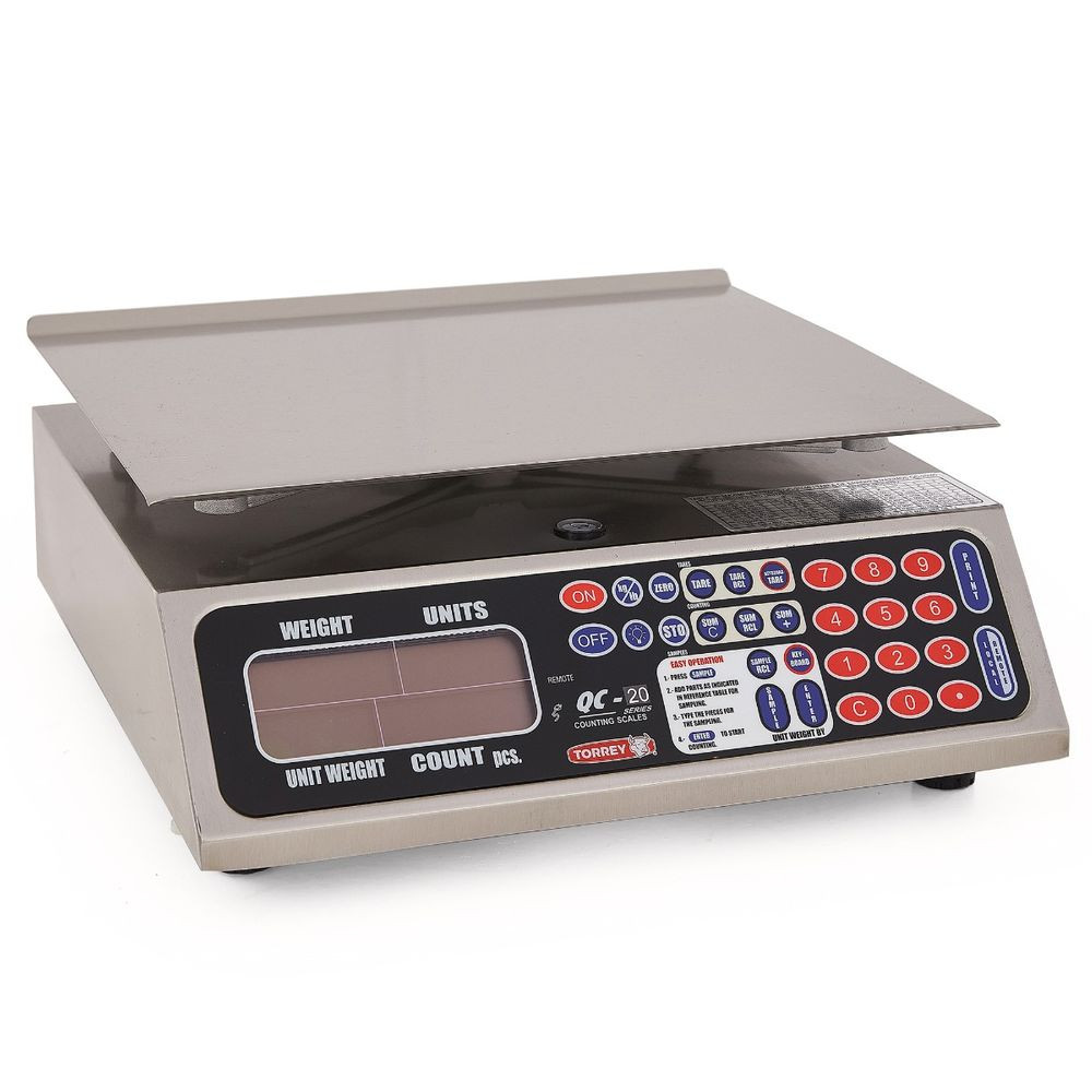 Báscula Contadora Torrey de Gran Presición con capacidad de 20Kg - 0QC20