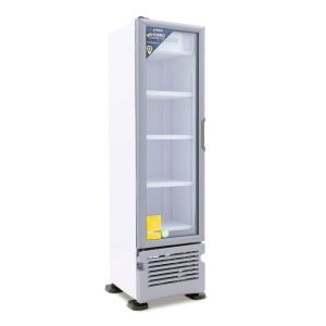 Refrigerador Exhibidor Imbera de Puerta de Vidrio con Capacidad de 8 pies y
Gabinete de Color Blanco - VR-08