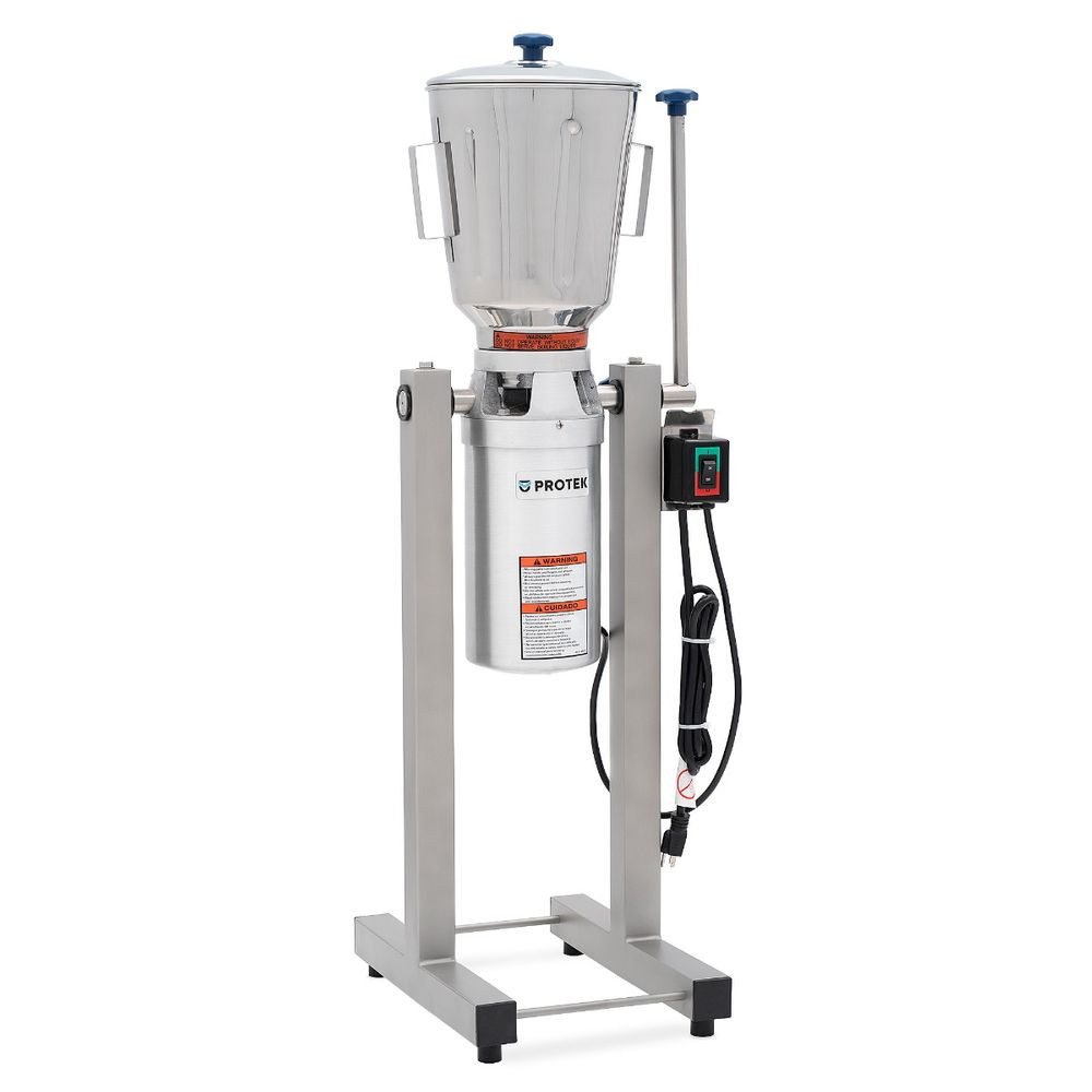 Licuadora de pedestal Protek de acero inoxidable con capacidad de 12 litros-
LP-12