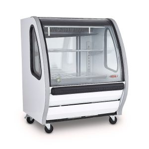 Vitrina delicatessen Torrey color blanco de 1m de largo – TEM100B