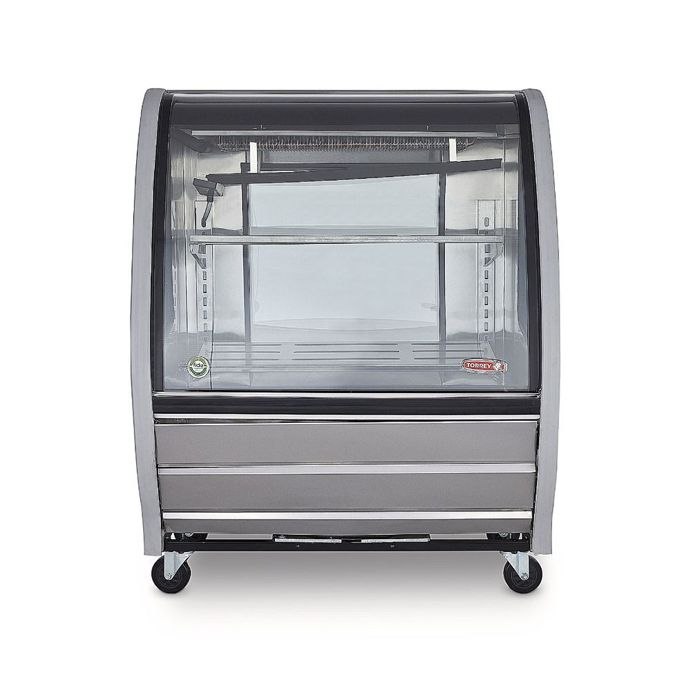 Vitrina delicatessen Torrey de acero inoxidable de 1m de largo- TEM100AI - Imagen 2