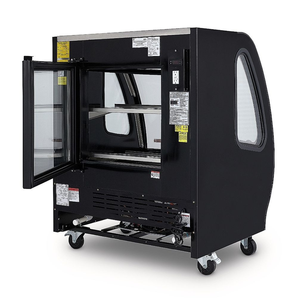 Vitrina delicatessen Torrey color negro de 1m de largo- TEM100N - Imagen 3