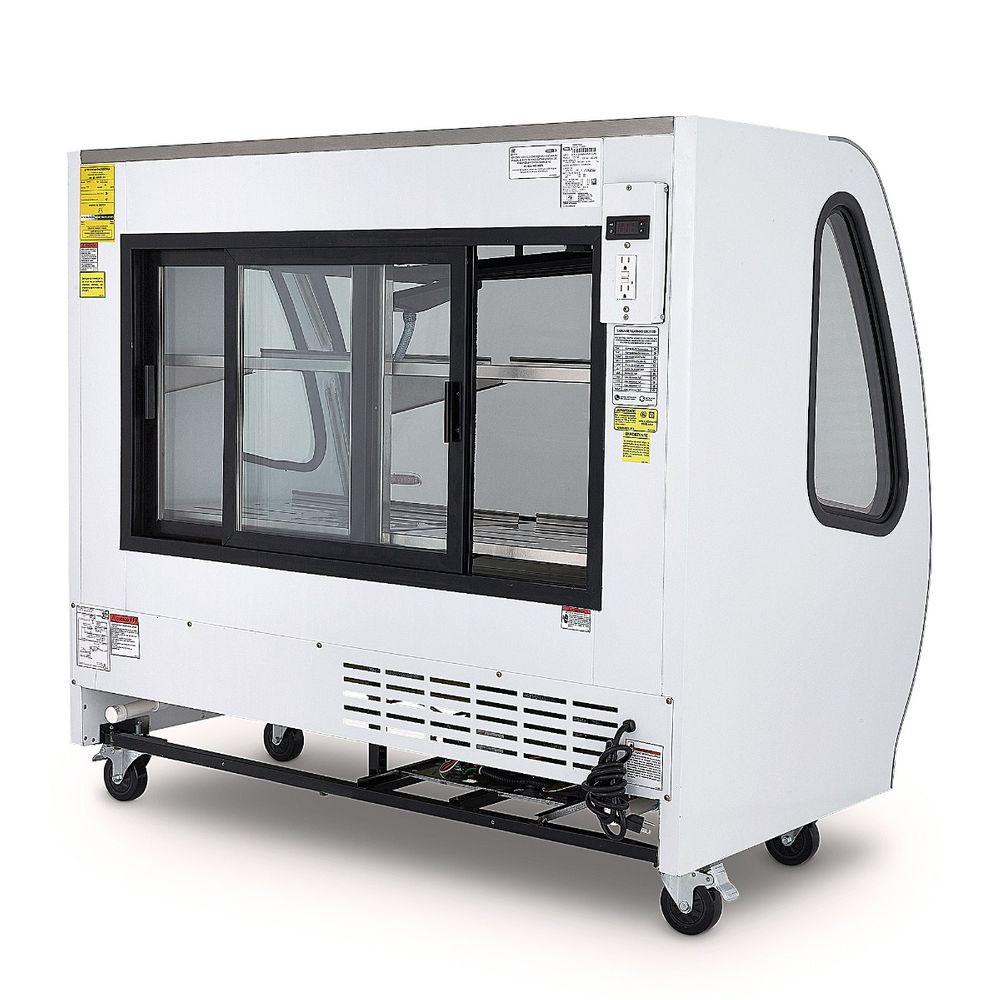 Vitrina delicatessen Torrey color blanco de 1.5 m de largo – TEM150 B - Imagen 3