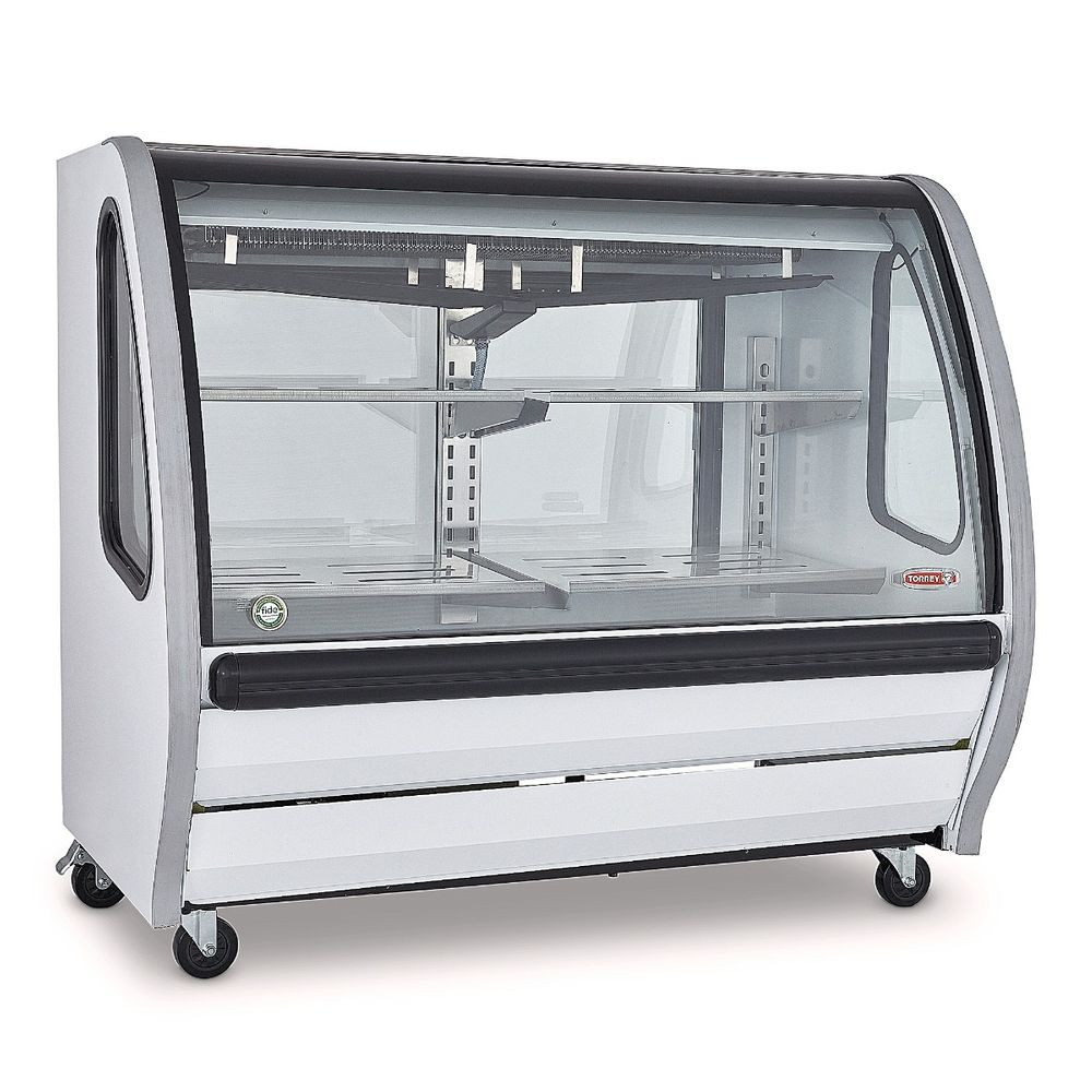 Vitrina delicatessen Torrey color blanco de 1.5 m de largo – TEM150 B