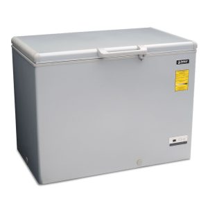 Congelador horizontal Imbera color gris con tapa tipo cofre y capacidad de 10
pies – HF10-1F