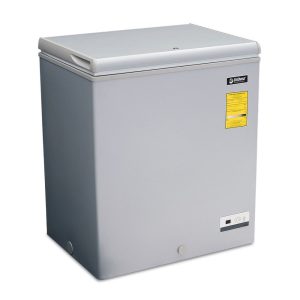 Congelador horizontal gris Imbera con tapa tipo cofre de 5 pies – HF05-1F