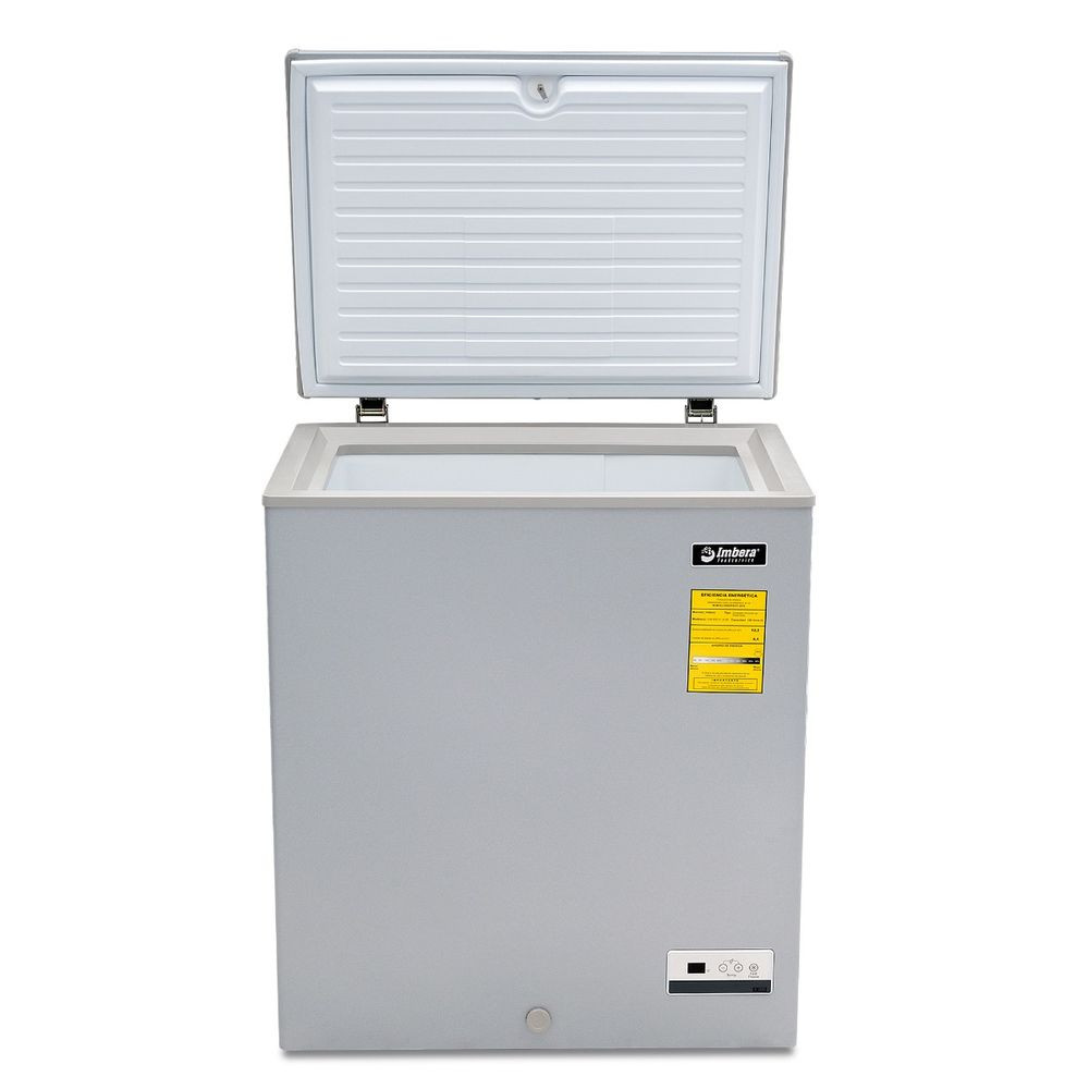 Congelador horizontal gris Imbera con tapa tipo cofre de 5 pies – HF05-1F - Imagen 3