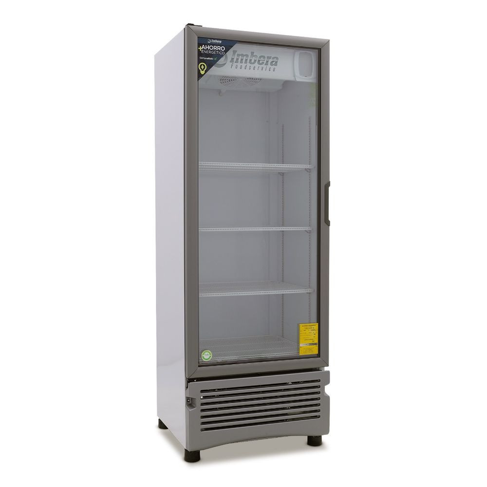 Refrigerador Exhibidor Imbera de Puerta de Cristal con Capacidad de 20 pies y
Gabinete de Color Blanco - VR-20