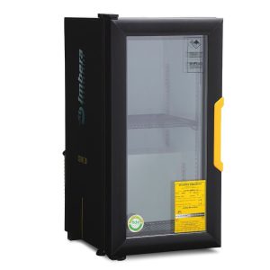 Refrigerador cervecero Imbera color negro de puerta de vidrio con capacidad de
24 botellas- CCV-24