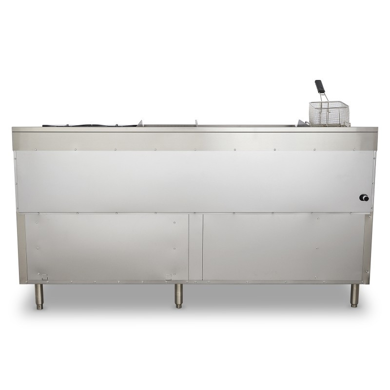 Estufa maestra de gas Torrey con parrilla, horno, freidora, plancha, asador y
gratinador- EST-MA6G - Imagen 5