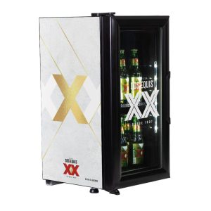 Frigobar cervecero Imbera con capacidad de 24 botellas y diseño Dos EquisConcreto- CCV-24