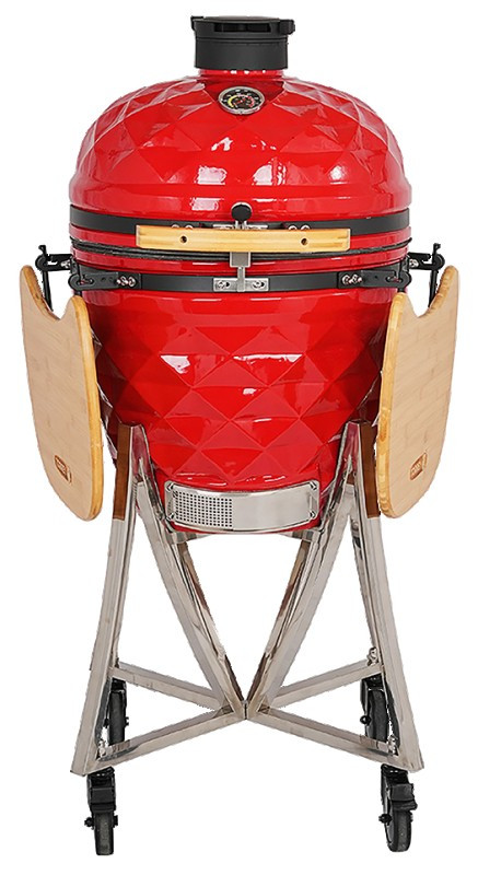 HORNO KAMADO CERAMICA MUL ROJO 21"