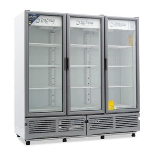 Refrigerador Exhibidor Imbera de 3 Puertas de Vidrio con Capacidad de 72 pies y
Gabinete de Color Blanco - G372