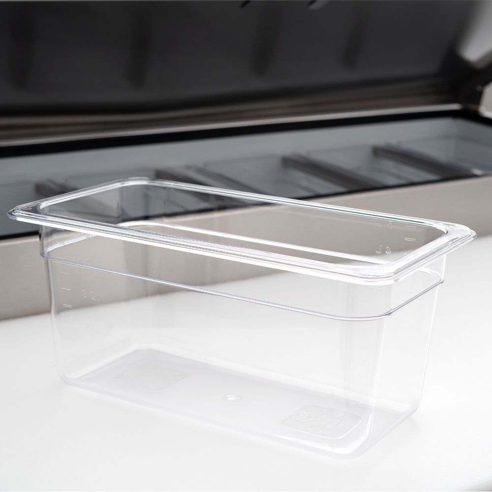 Mesa fría Imbera elaborada en acero inoxidable con mesa de trabajo sanalite y 6insertos – PTP10-F01 - Imagen 4