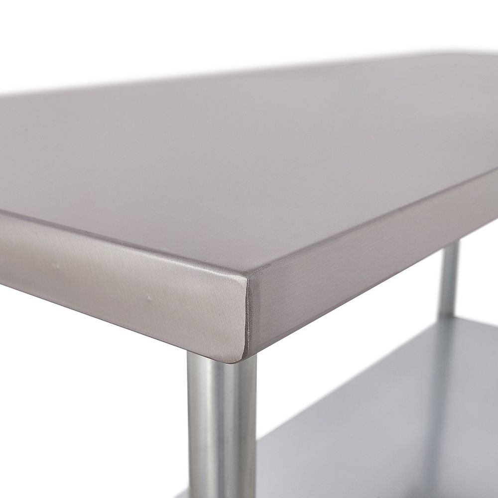 Mesa de Trabajo Multiusos Torrey con Cubierta de Acero Inoxidable – MAI 24x60 - Imagen 3