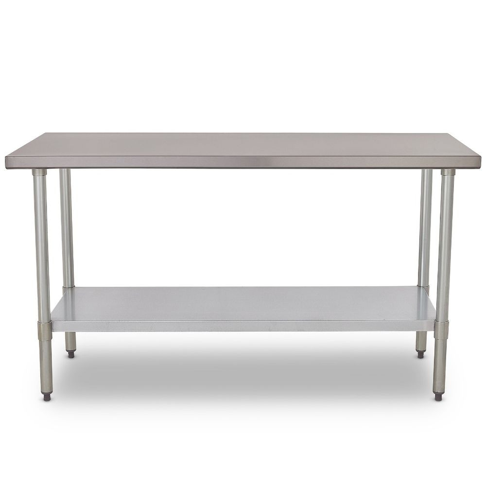 Mesa de Trabajo Multiusos Torrey con Cubierta de Acero Inoxidable – MAI 24x60 - Imagen 2