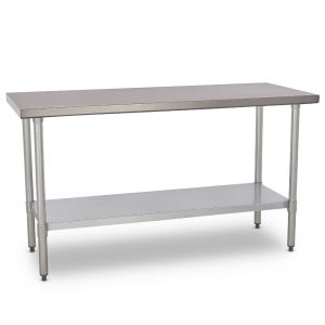 Mesa de Trabajo Multiusos Torrey con Cubierta de Acero Inoxidable – MAI 24x60
