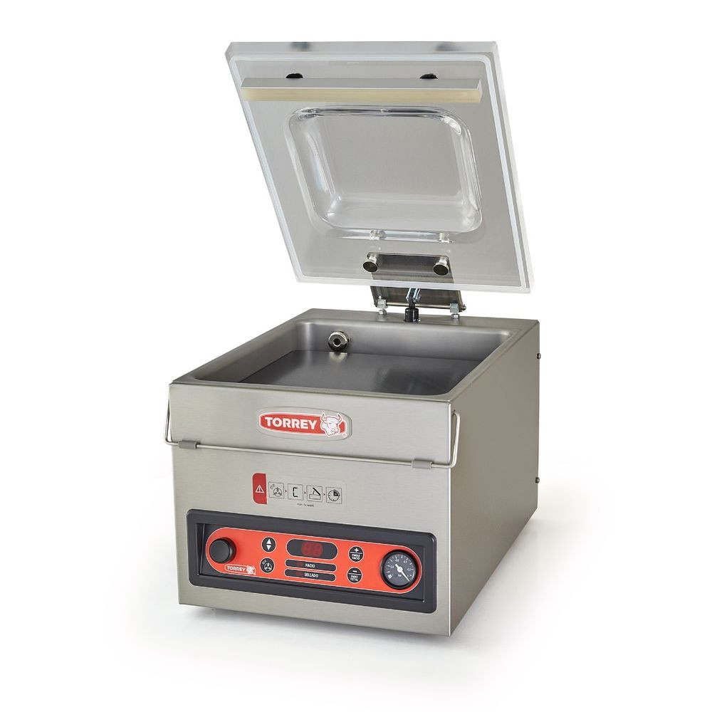 Empacadora al vacío Torrey de acero inoxidable para líquidos y sólidos- EVD-8 - Imagen 3