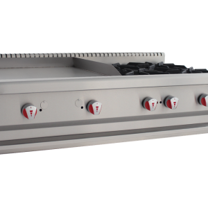 Parrilla a gas Drago de 4 quemadores con plancha- CG-40PD