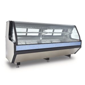 Vitrina carnicera modular Torrey de acero inoxidable de 2.5m de largo-
TEC250INOX