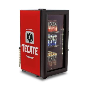 Frigobar cervecero Imbera con capacidad de 24 botellas y diseño Tecate Minimal -
CCV-24
