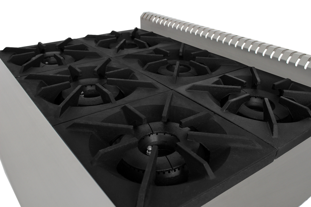 Parrilla a gas Drago de 6 quemadores- CG-60 - Imagen 4