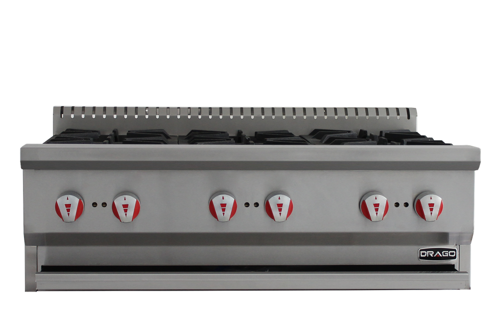 Parrilla a gas Drago de 6 quemadores- CG-60 - Imagen 3