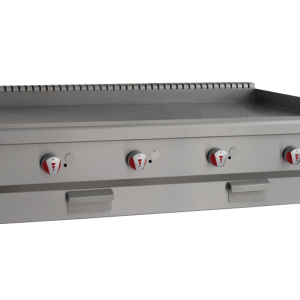 Plancha silver a gas Drago de 4 quemadores- PG-4