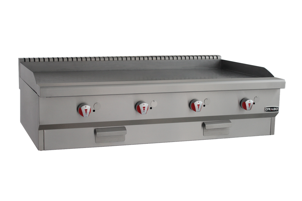 Plancha silver a gas Drago de 4 quemadores- PG-4