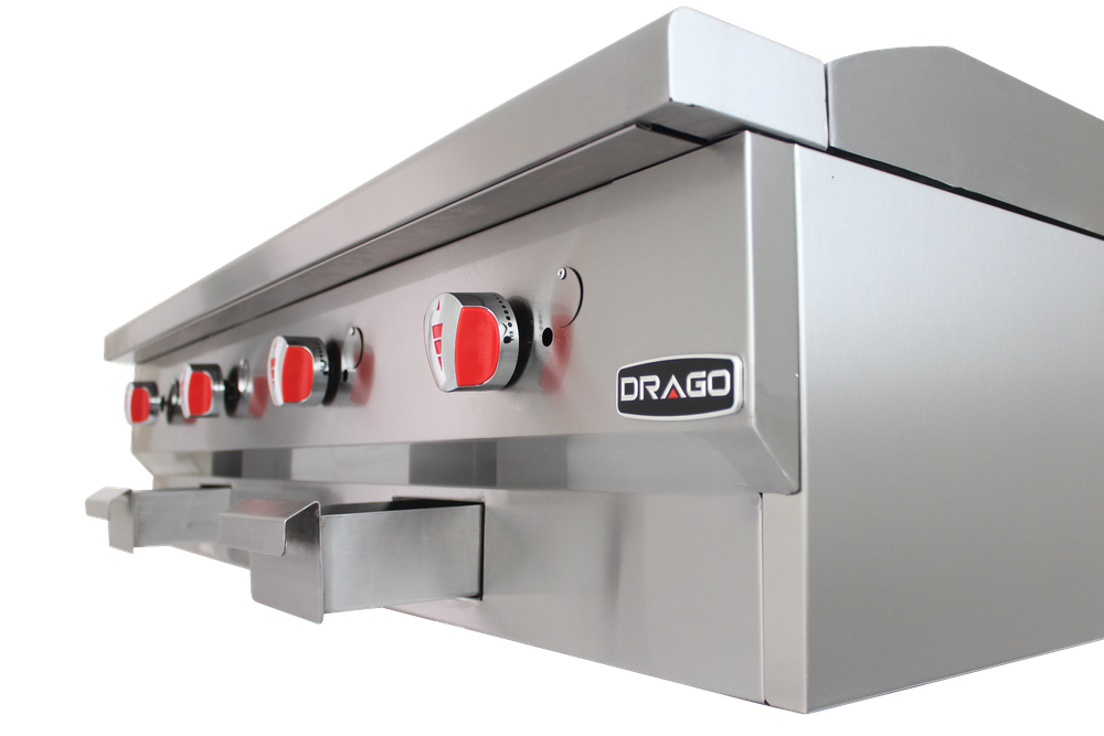 Plancha silver a gas Drago de 4 quemadores- PG-4 - Imagen 2