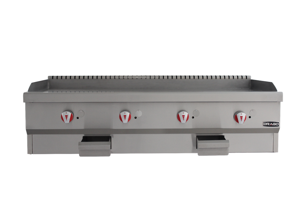 Plancha silver a gas Drago de 4 quemadores- PG-4 - Imagen 4