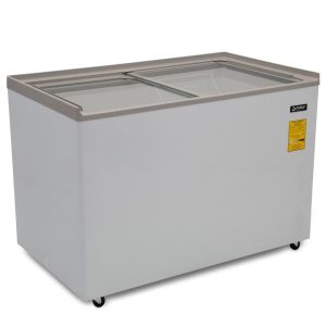 Congelador horizontal Imbera con tapa deslizable de vidrio plano con capacidad
de 14 pies – HF14 ST