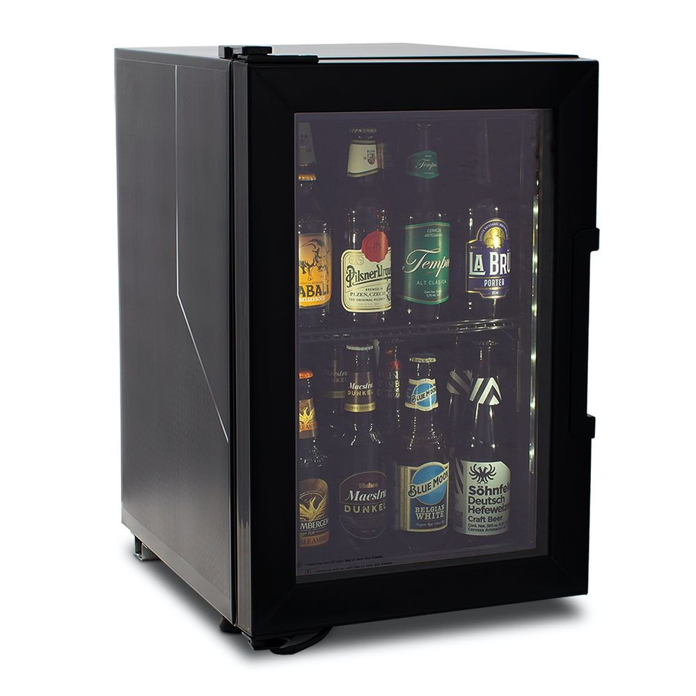 Frigobar Cervecero Imbera con capacidad de 28 botellas - SCV01-Carbono