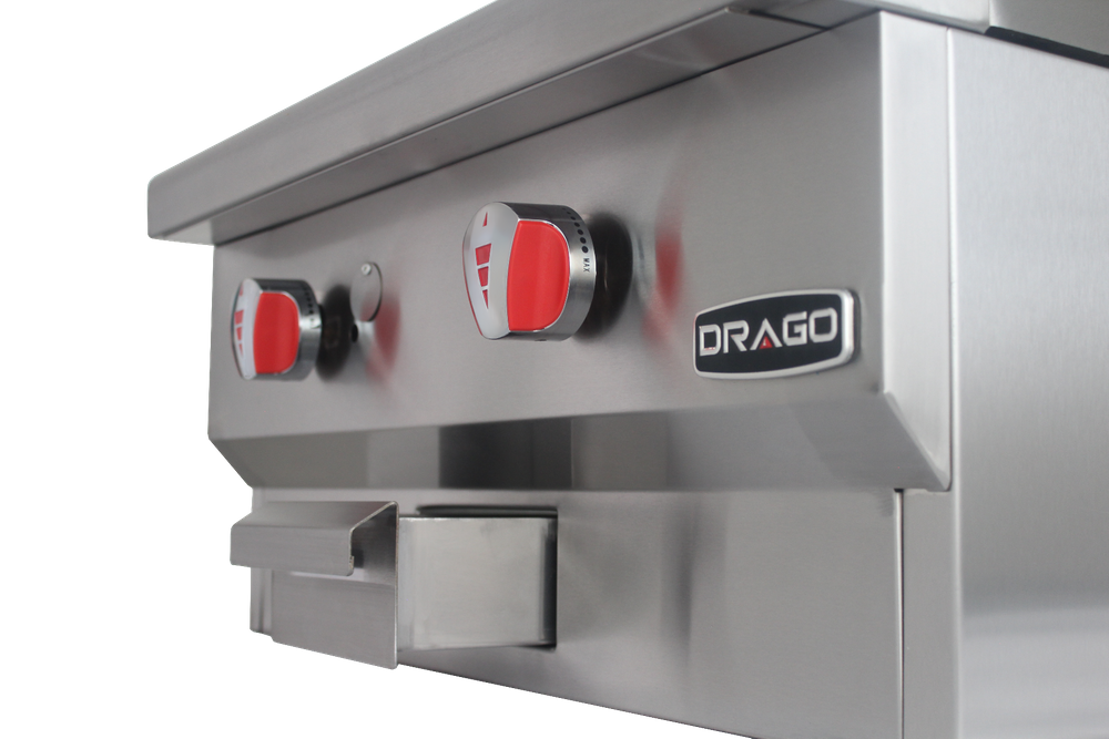 Plancha silver a gas Drago de 2 quemadores- PG-2 - Imagen 5