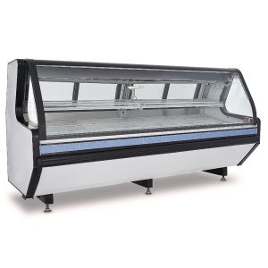 Vitrina Modular Carnicera Torrey Color Blanco de 2.5m de largo - TEC250LIFT