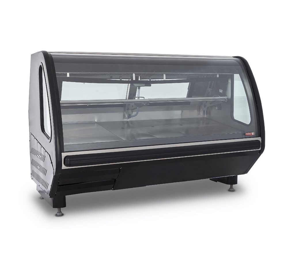 Vitrina Carnicera Torrey Color Negro de 2m de largo - VCA200-N
