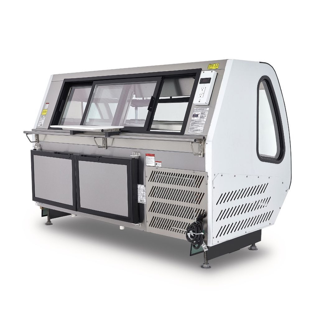 Vitrina Carnicera Autocontenida Torrey Color Blanco de 2m de largo - VCA200B - Imagen 3