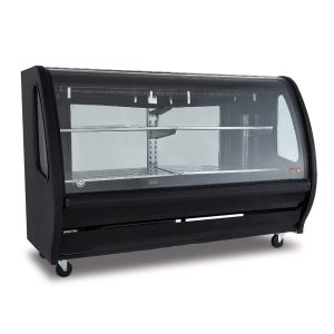 Vitrina Carnicera Torrey Color Negro de 2m de largo - TEM200CN