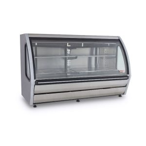 Vitrina Exhibidora Torrey de Acero Inoxidable de 1.8m de largo - DRD6-AI