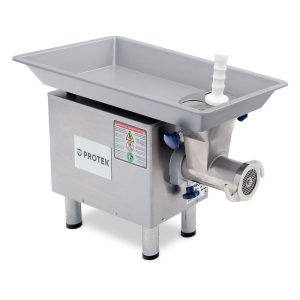 Molino para carne Protek de acero inoxidable con capacidad de molienda de 10kgpor minutos- MPK-22-SS