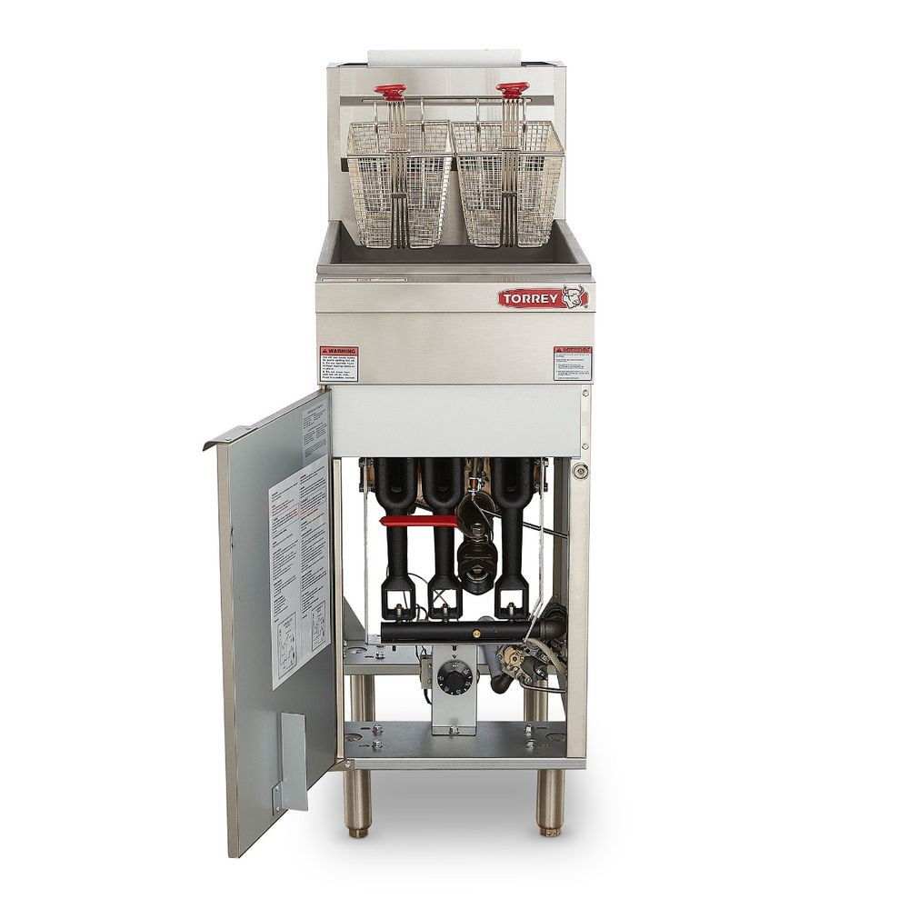 Freidora de gas Torrey con capacidad de 20 litros- FRT20G - Imagen 4