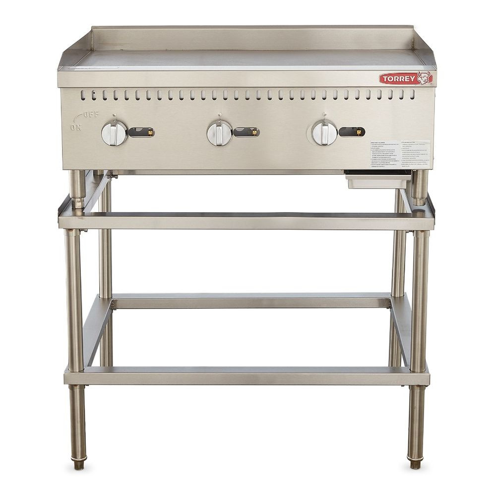 Plancha de gas Torrey de 3 quemadores- PLT-900G - Imagen 2