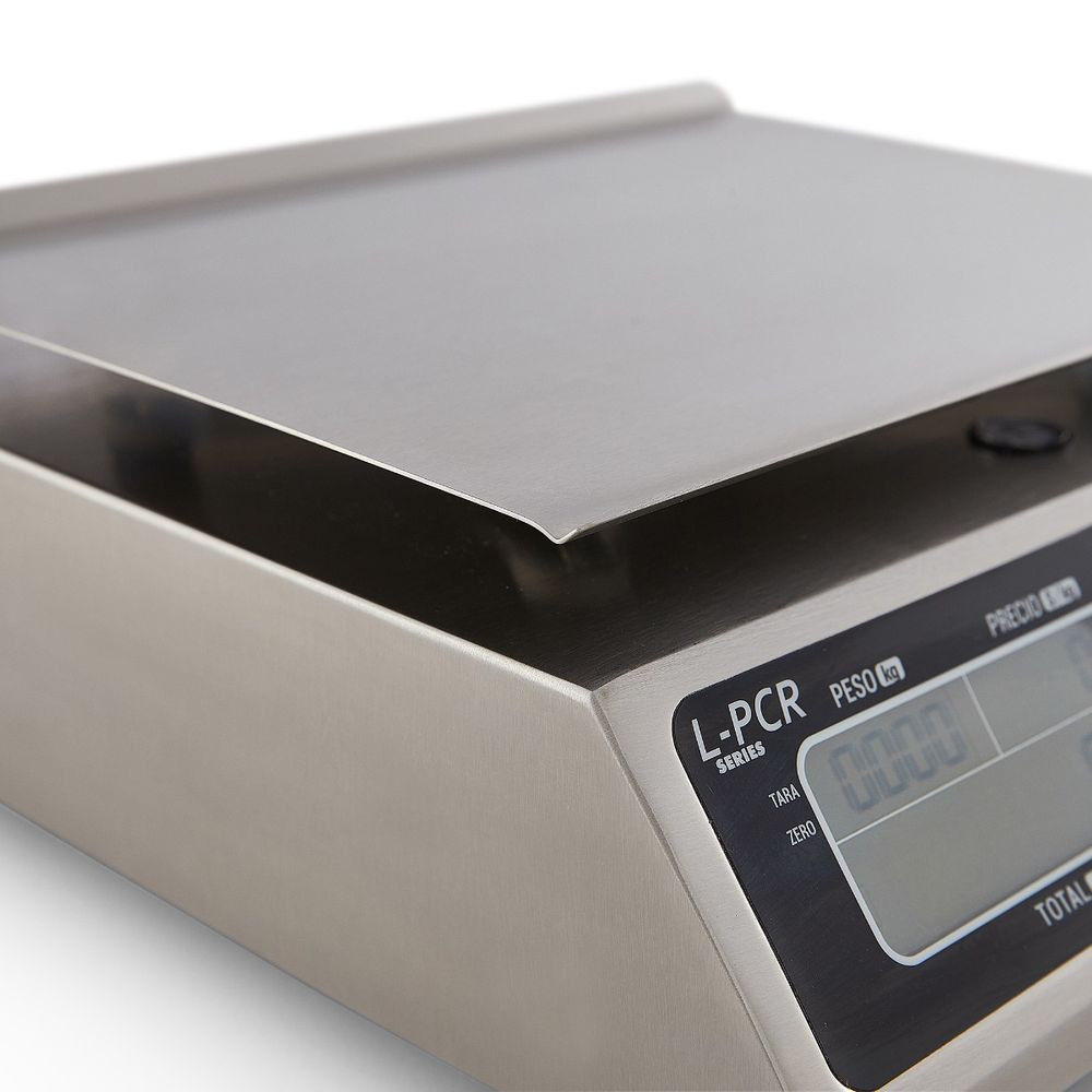 Báscula Precio Peso Total Compacta Torrey de Acero Inoxidable con capacidad de40Kg - 0LPCR40-N - Imagen 6