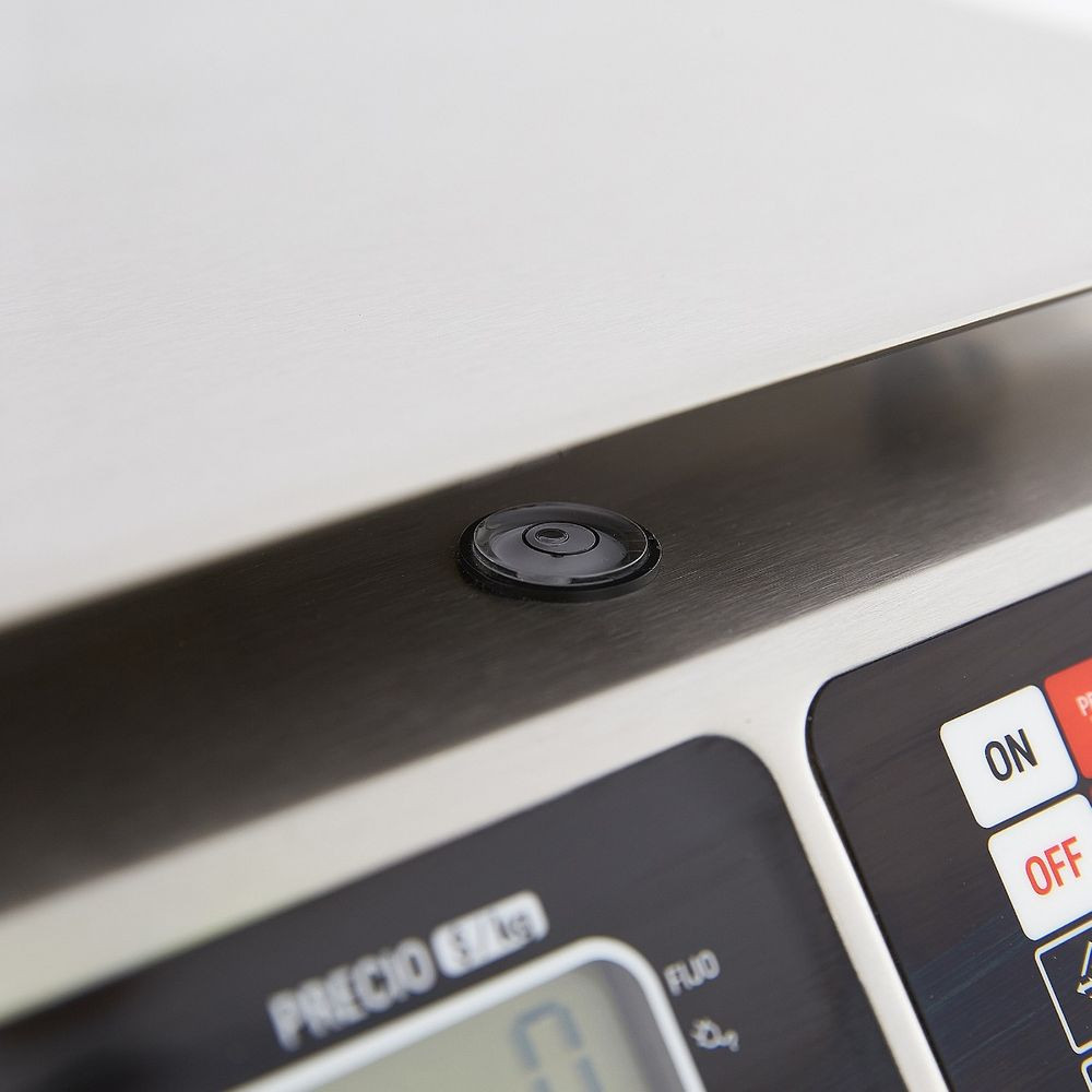 Báscula Precio Peso Total Compacta Torrey de Acero Inoxidable con capacidad de40Kg - 0LPCR40-N - Imagen 7