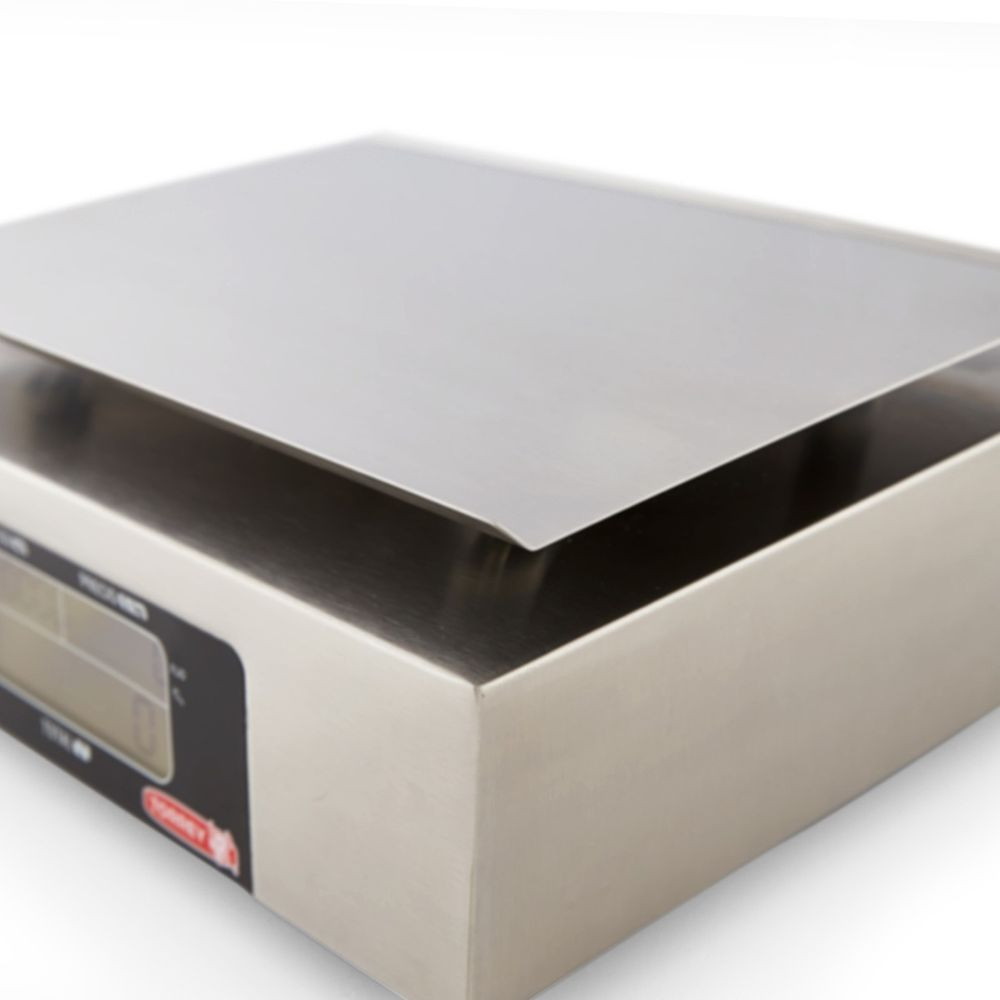 Báscula Precio Peso Total Compacta Torrey de Acero Inoxidable con capacidad de40Kg - 0LPCR40-N - Imagen 10