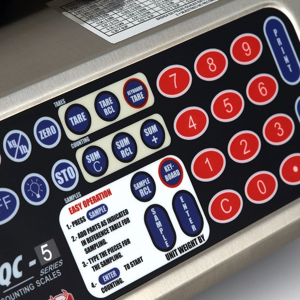 Báscula Contadora Torrey de Gran Precisión con capacidad de 5Kg - 0QC5 - Imagen 4