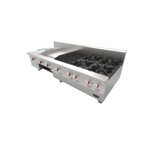 Estufa universal de gas Drago con parrilla, freidora, plancha, asador y
gratinador- UNIVERSAL MD
