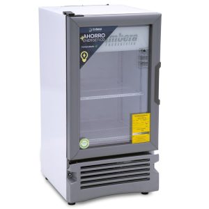 Refrigerador Exhibidor Imbera de Puerta de Cristal con Capacidad de 4 pies y
Gabinete de Color Blanco - VR-04
