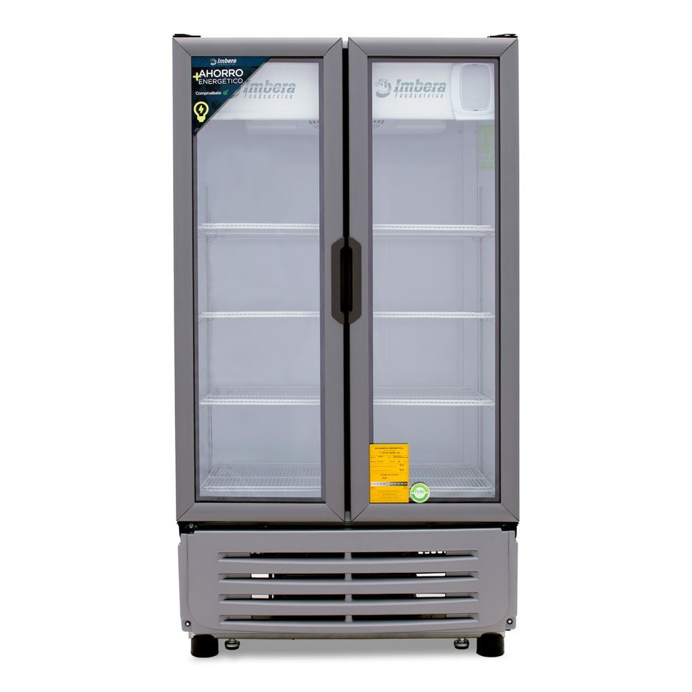 Refrigerador Exhibidor Imbera de 2 Puertas de Cristal con Capacidad de 19 pies y
Gabinete de Color Blanco - VR-19 2PC - Imagen 3
